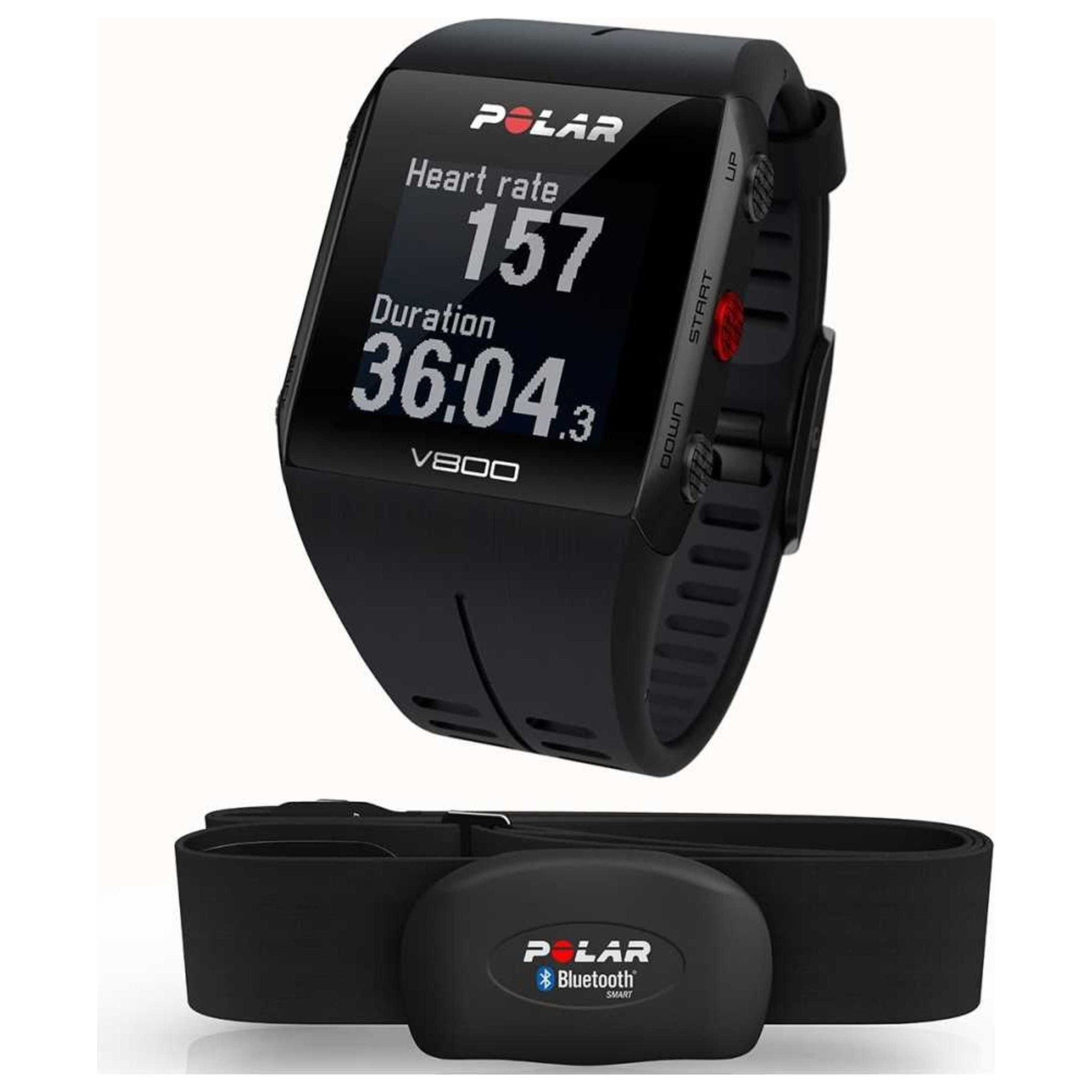 Front view of Polar V800 HR Unisex Quartz Watch 90060770