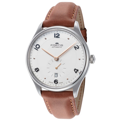 Front view of Fortis Terrestis Hedonis A.M. Men's Automatic Watch 901.20.12-L08
