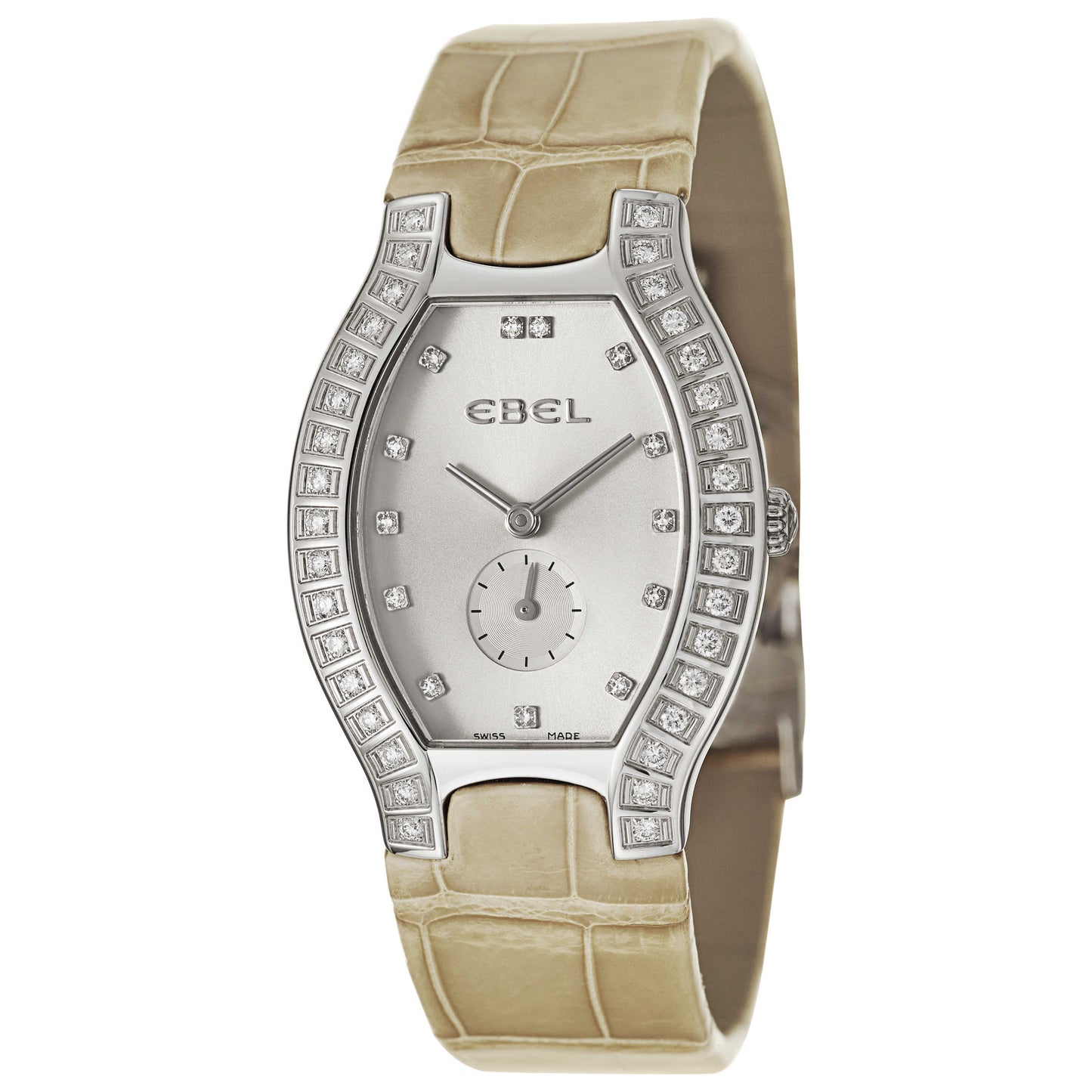 Front view of Ebel Beluga Tonneau Women's Swiss Quartz (Battery-Powered) Watch 9014G38-692035260