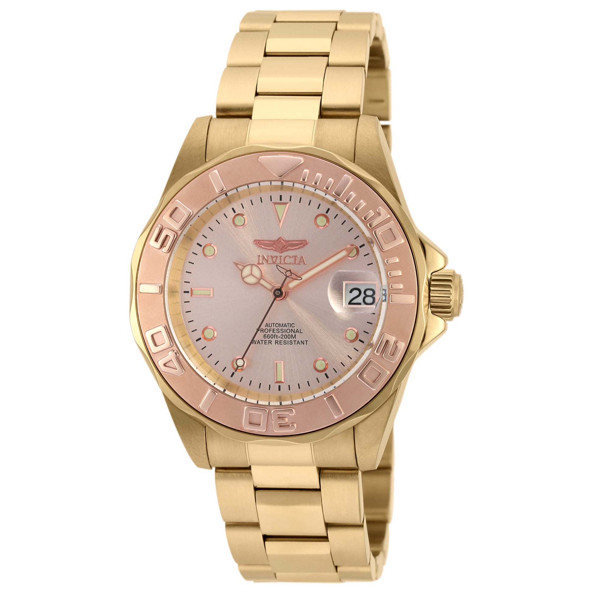 Front view of Invicta Pro Diver Men's Automatic Watch 90187
