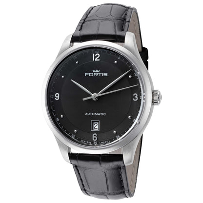 Front view of Fortis Tycoon Date P.M. Men's Automatic Watch 903.21.11-01LC