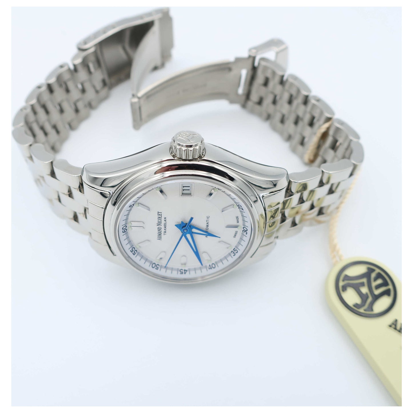 Armand Nicolet Hunter Men's Automatic Watch 9040A-1-AG-M9060-SD - Image #8