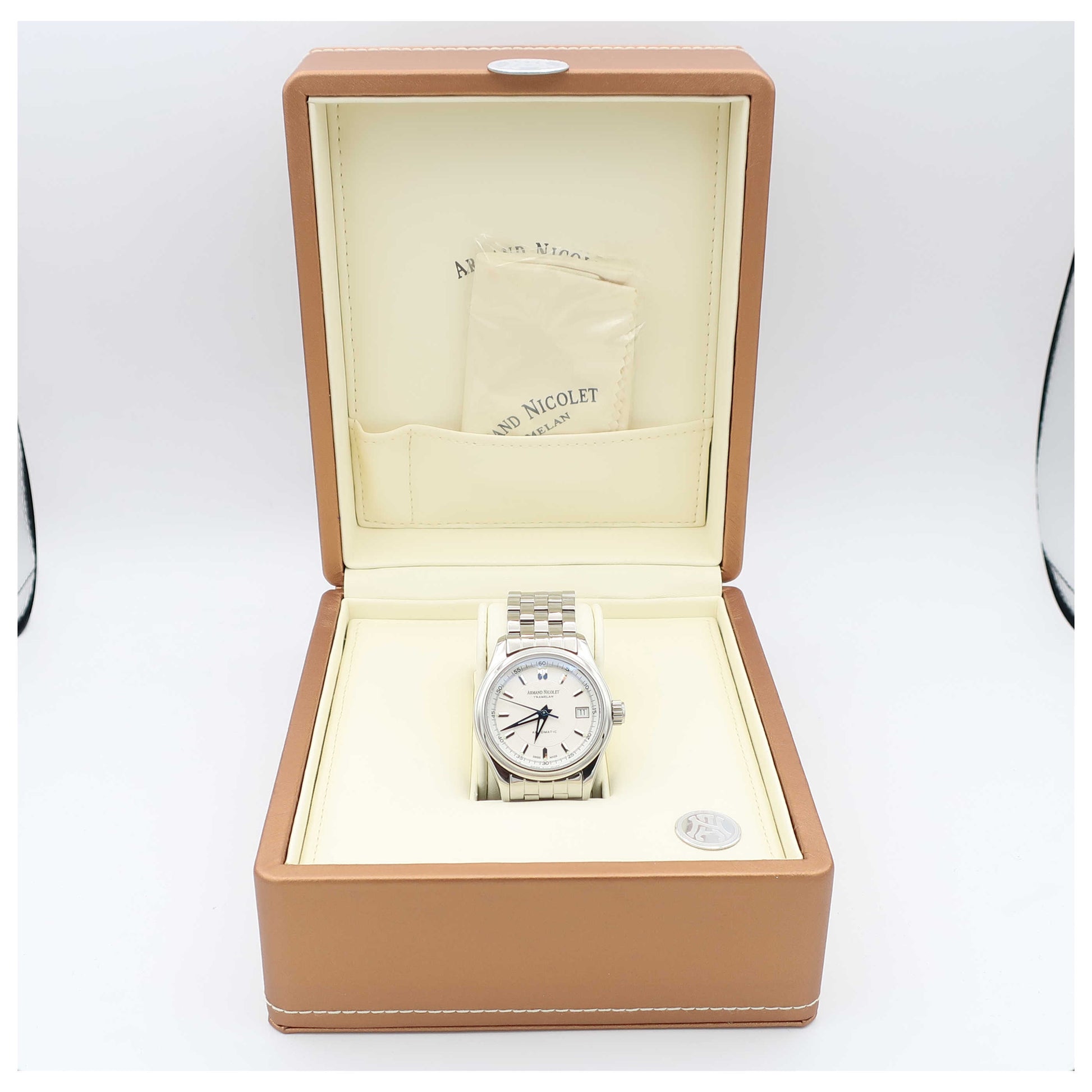 Armand Nicolet Hunter Men's Automatic Watch 9040A-1-AG-M9060-SD - Image #6