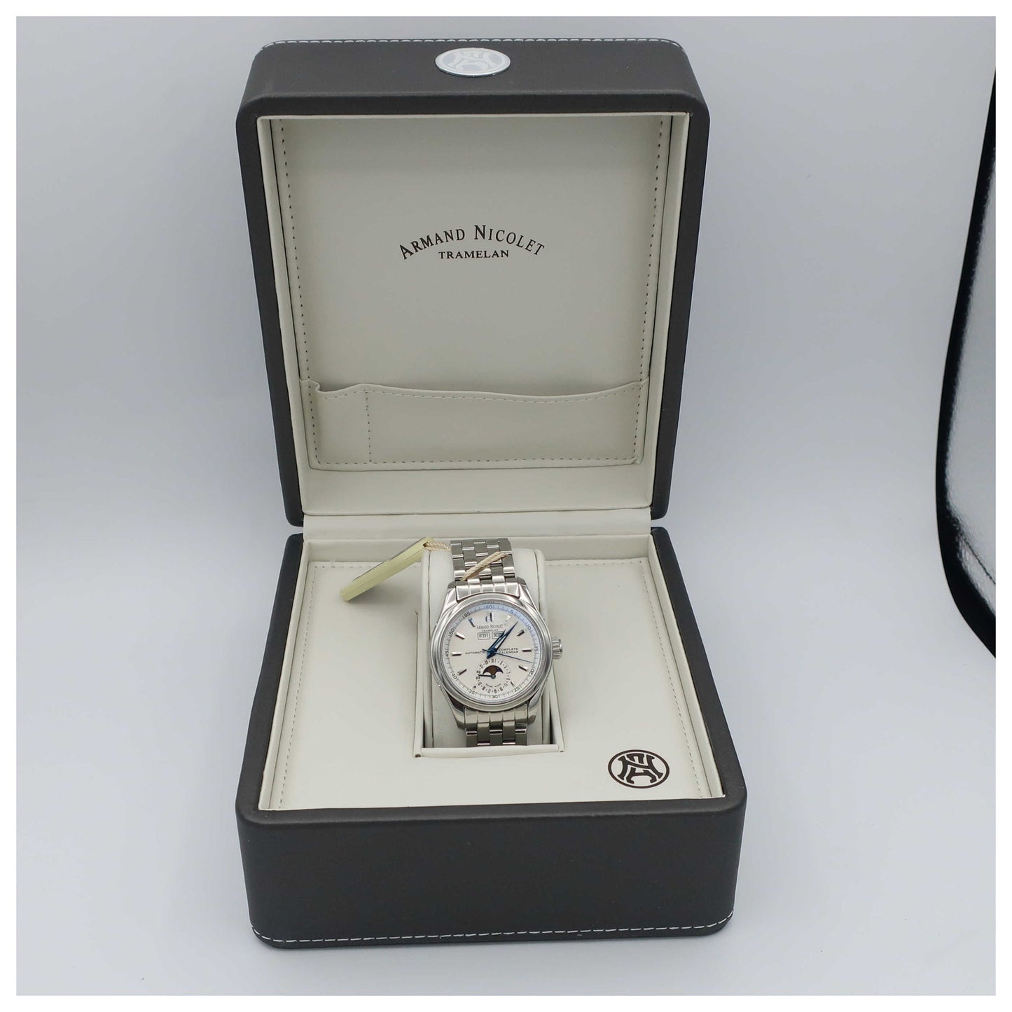 Armand Nicolet Hunter Men's Automatic Watch 9042A-1-AG-M9060-SD - Image #6