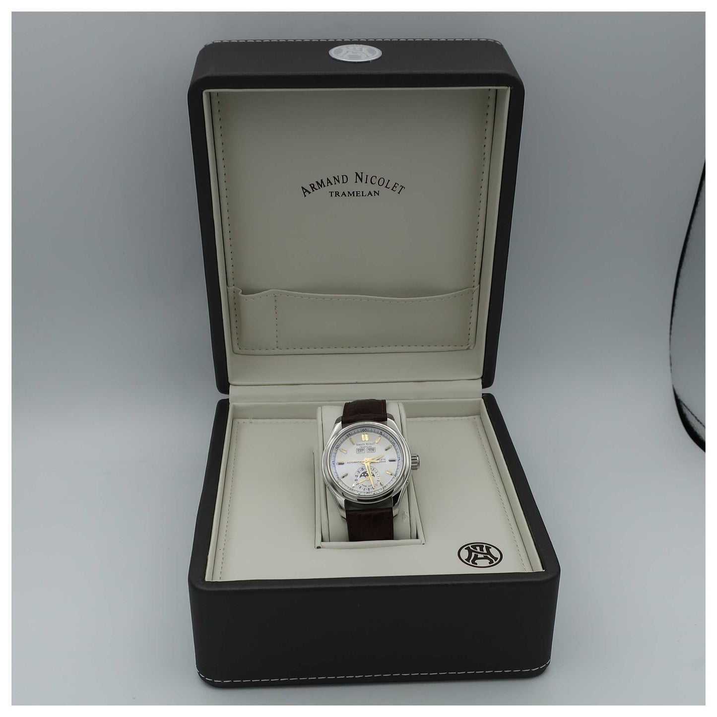 Armand Nicolet Hunter Men's Automatic Watch 9042A-1-ASP742MR9-SD - Image #6