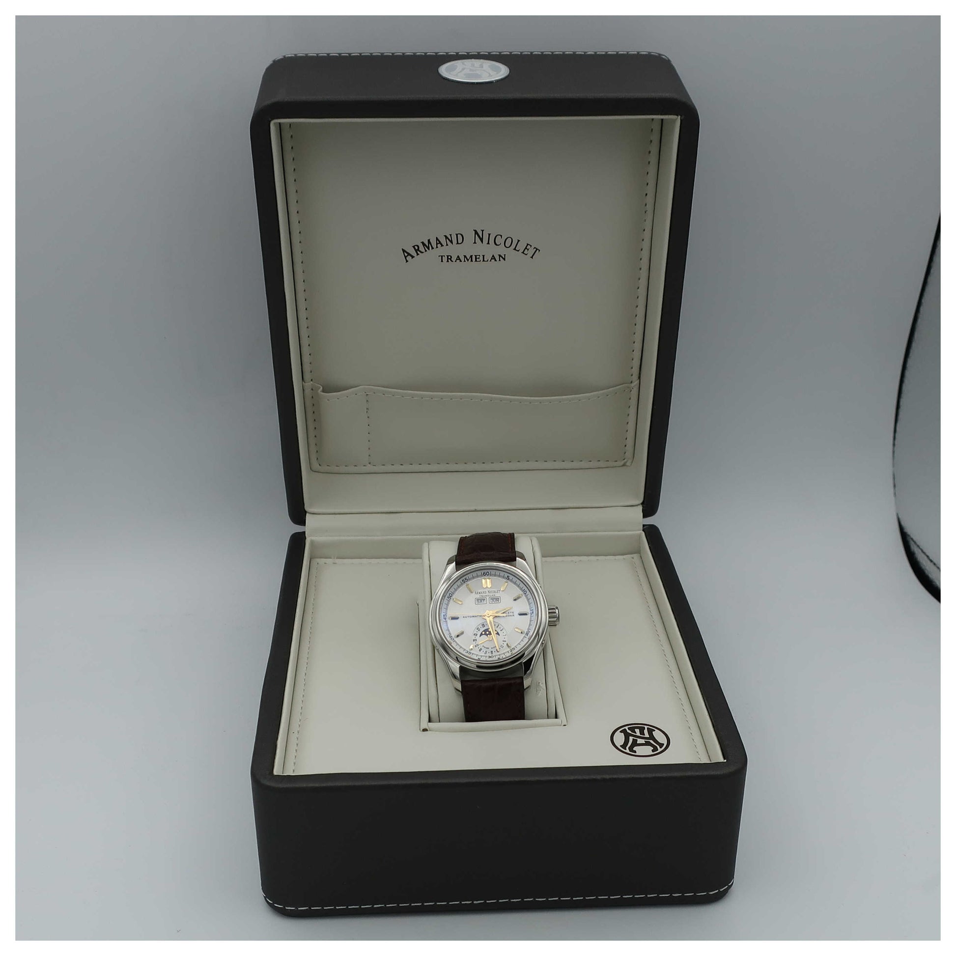 Armand Nicolet Hunter Men's Automatic Watch 9042A-1-ASP742MR9-SD - Image #6