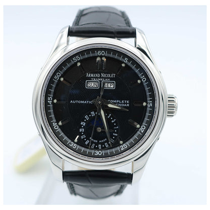 Front view of Armand Nicolet Hunter Men's Automatic Watch 9042A-1-NRP742NR9-SD