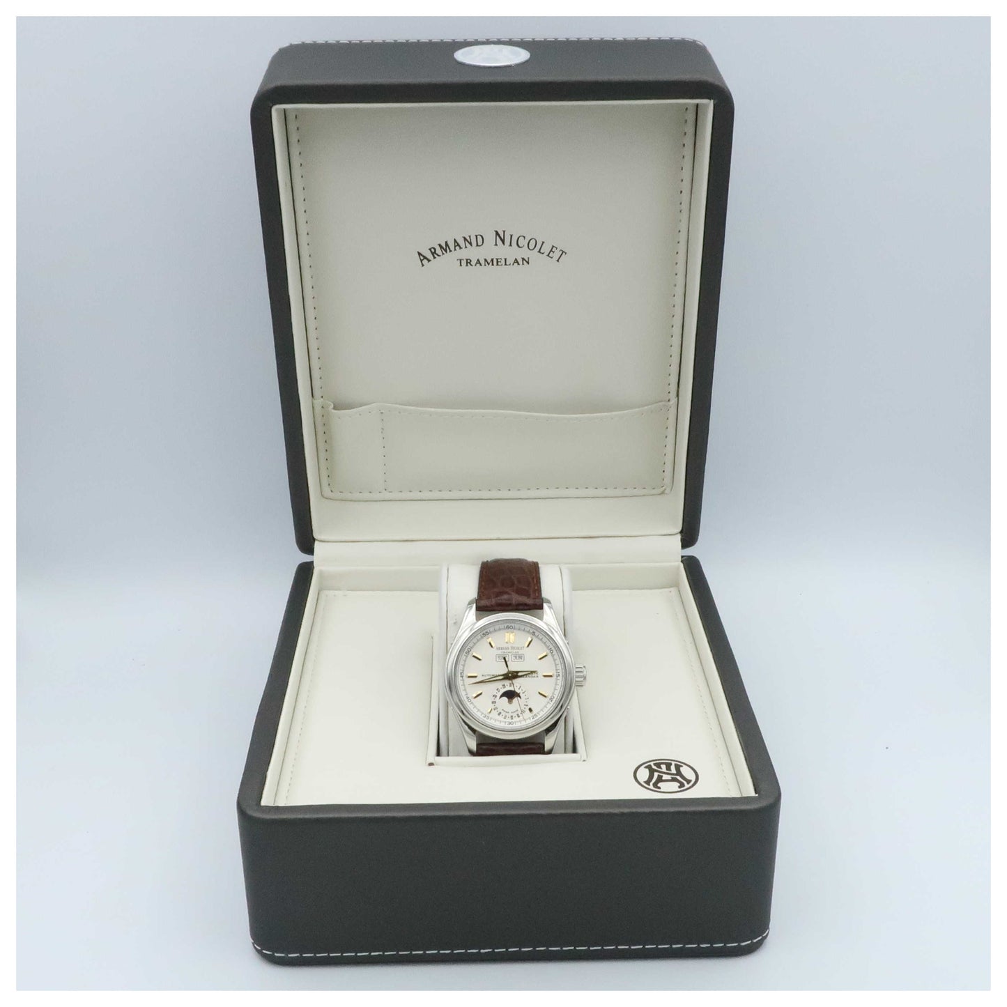 Armand Nicolet Hunter Men's Automatic Watch 9042A-1ASP742MR9-SDV - Image #6