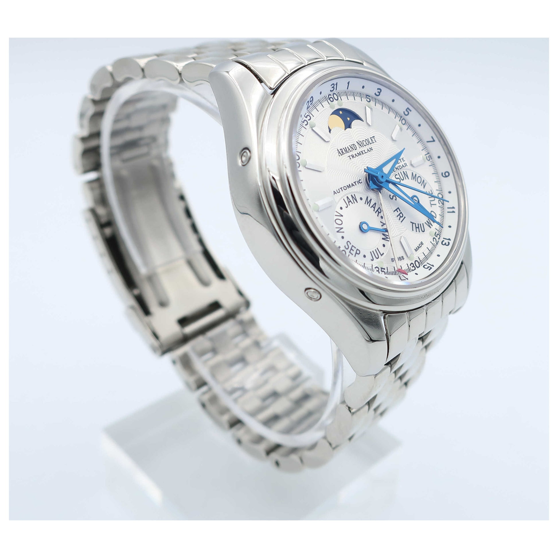 Armand Nicolet Hunter Men's Automatic Watch 9042B-1-AG-M9060-SD - Image #3