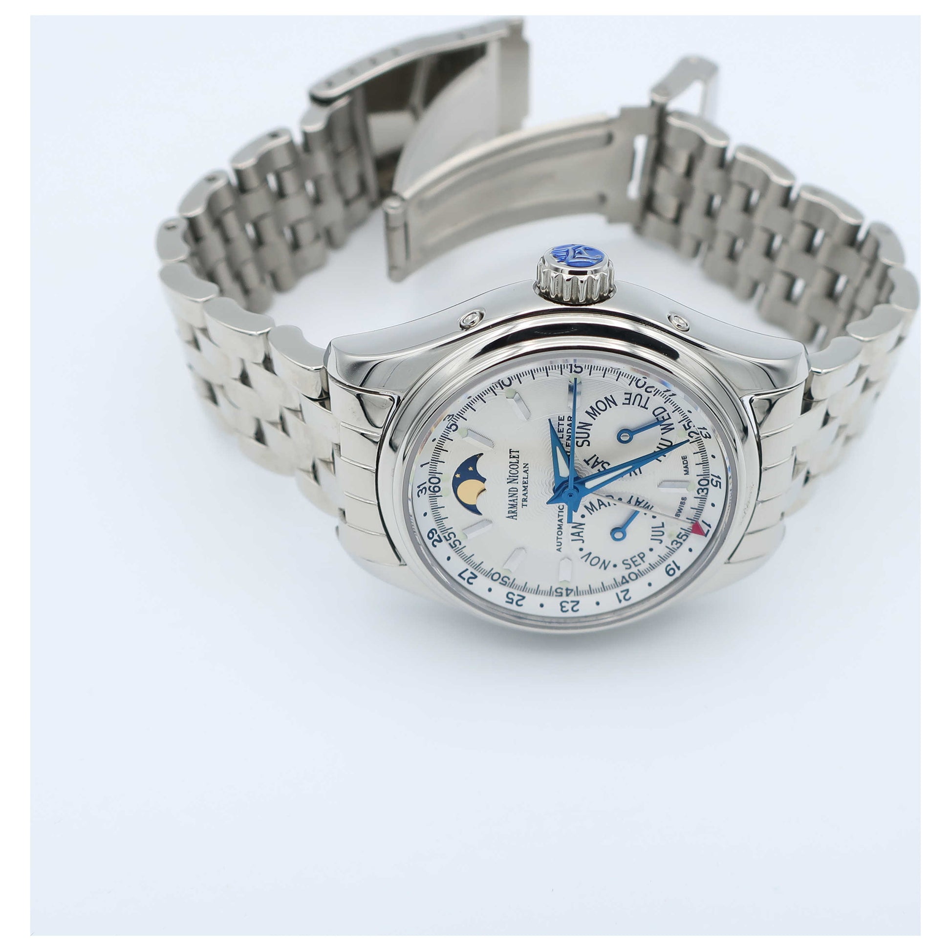 Armand Nicolet Hunter Men's Automatic Watch 9042B-1-AG-M9060-SD - Image #8
