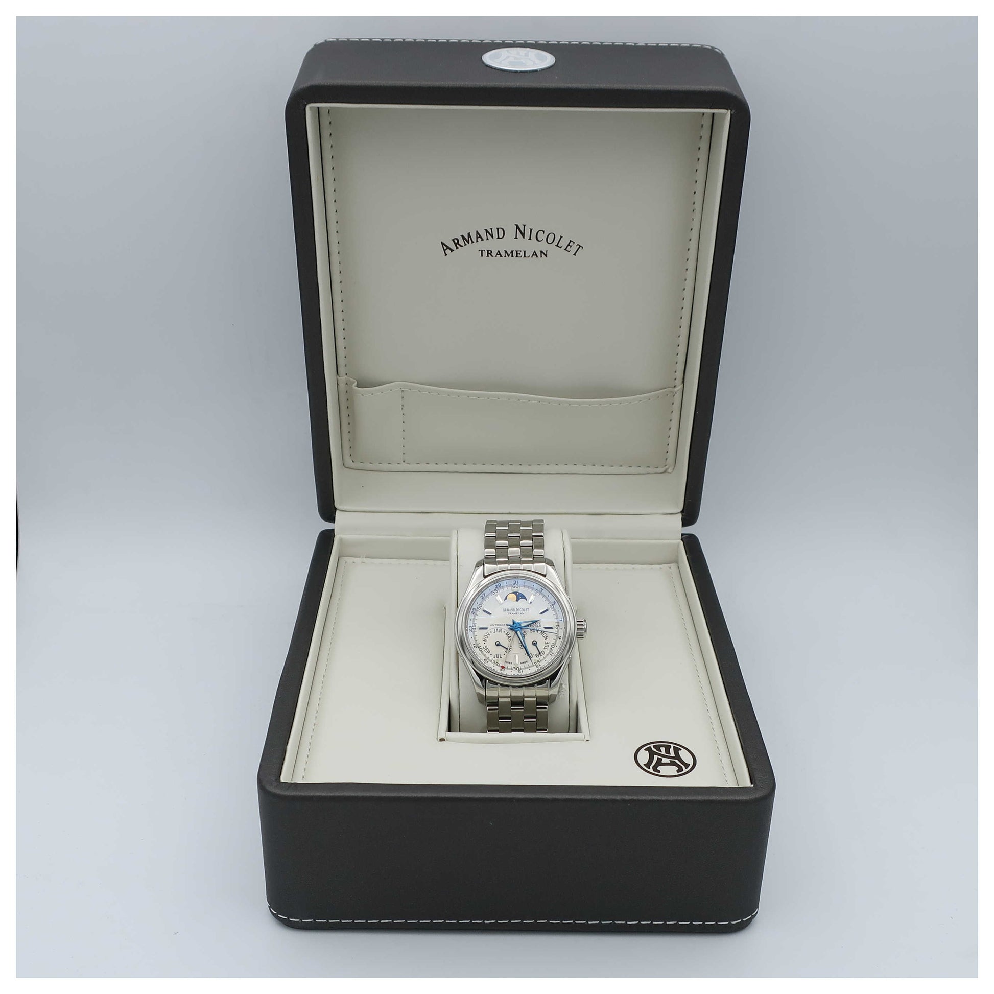 Armand Nicolet Hunter Men's Automatic Watch 9042B-1-AG-M9060-SD - Image #6