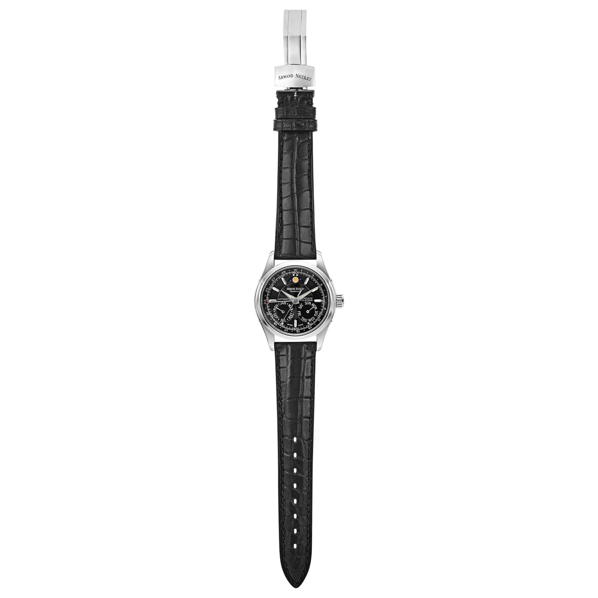 Armand Nicolet Hunter Men's Automatic Watch 9042B-1-NR-P742NR9 - Image #8