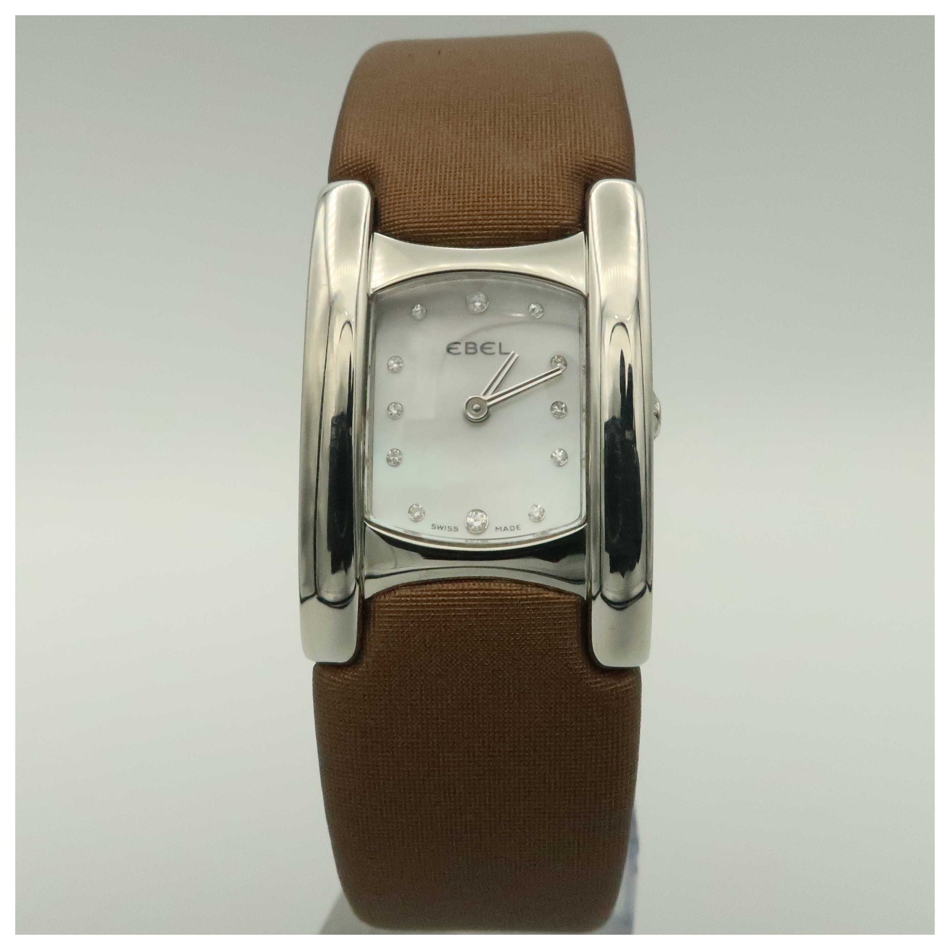 Front view of Ebel Beluga Manchette Women's Swiss Quartz (Battery-Powered) Watch 9057A21-19935830-PO2