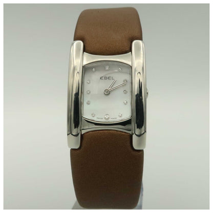 Front view of Ebel Beluga Manchette Women's Swiss Quartz (Battery-Powered) Watch 9057A21-19935830-PO2