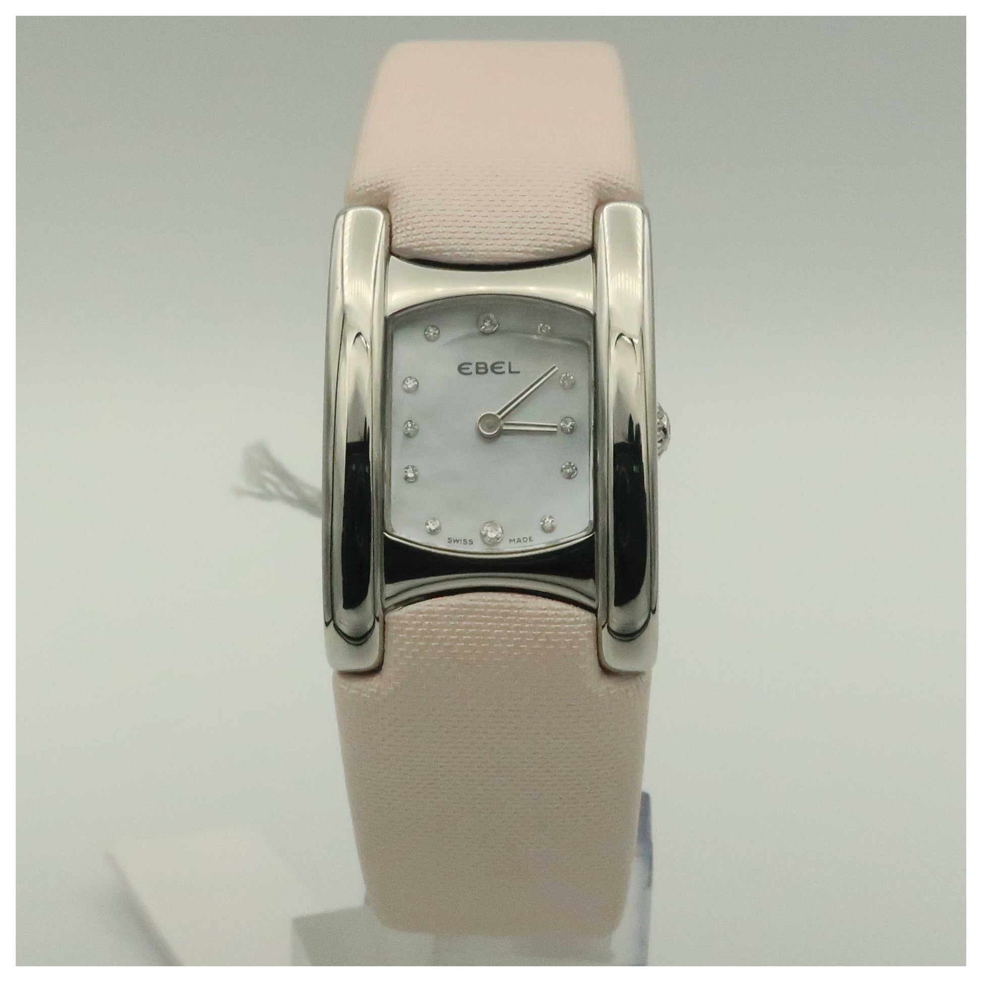 Front view of Ebel Beluga Manchette Women's Swiss Quartz (Battery-Powered) Watch 9057A21-19935830-SDV