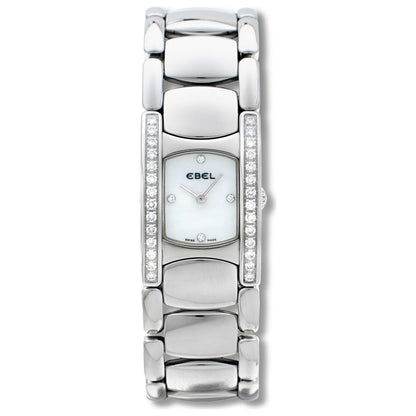 Front view of Ebel Beluga Manchette Women's Swiss Quartz (Battery-Powered) Watch 9057A28-061050