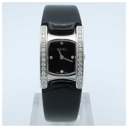 Front view of Ebel Beluga Manchette Women's Swiss Quartz (Battery-Powered) Watch 9057A28-561035406-SD