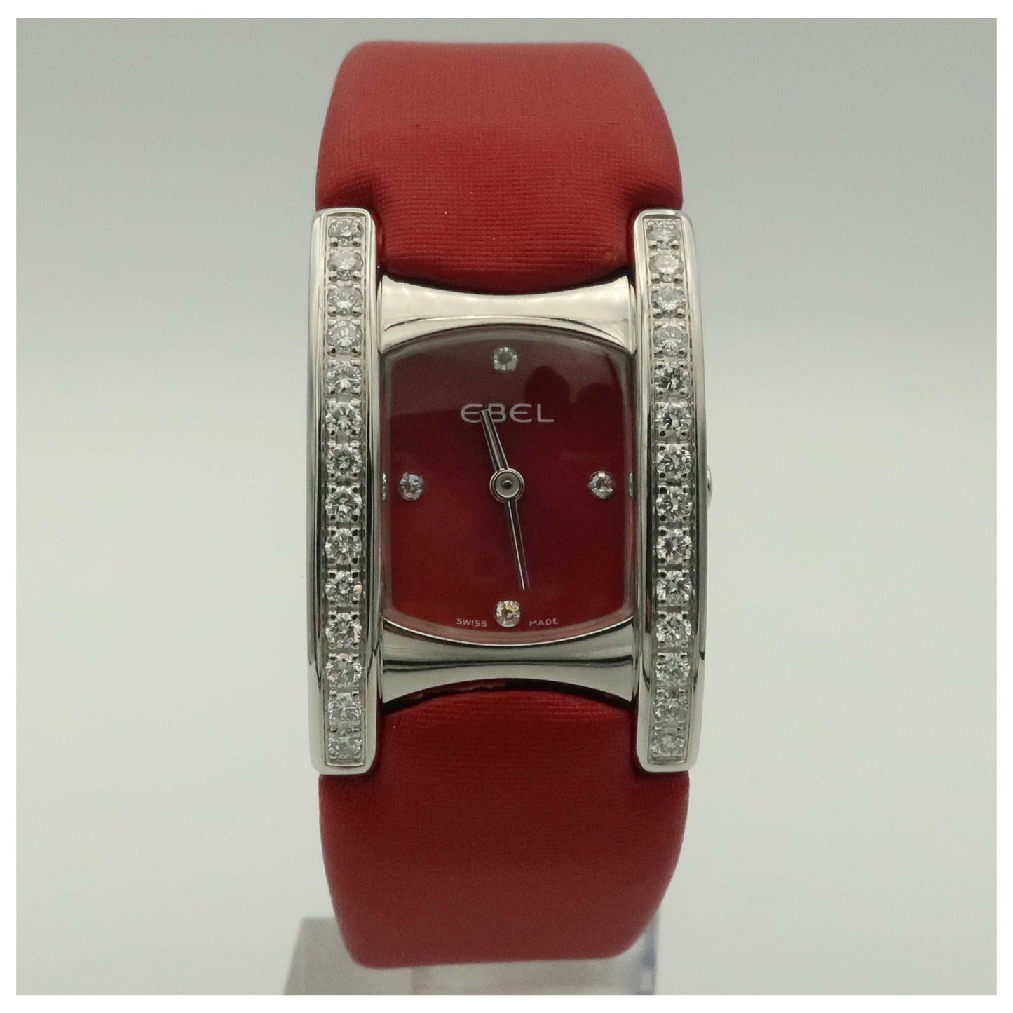 Front view of Ebel Beluga Manchette Women's Swiss Quartz (Battery-Powered) Watch 9057A28-861035317-PO