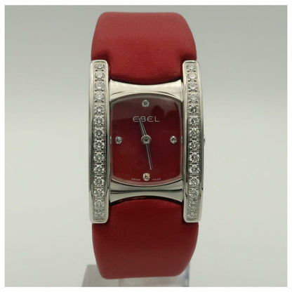 Front view of Ebel Beluga Manchette Women's Swiss Quartz (Battery-Powered) Watch 9057A28-861035317-PO