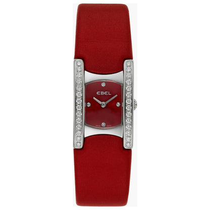 Front view of Ebel Beluga Manchette Women's Swiss Quartz (Battery-Powered) Watch 9057A28-861035317-SD