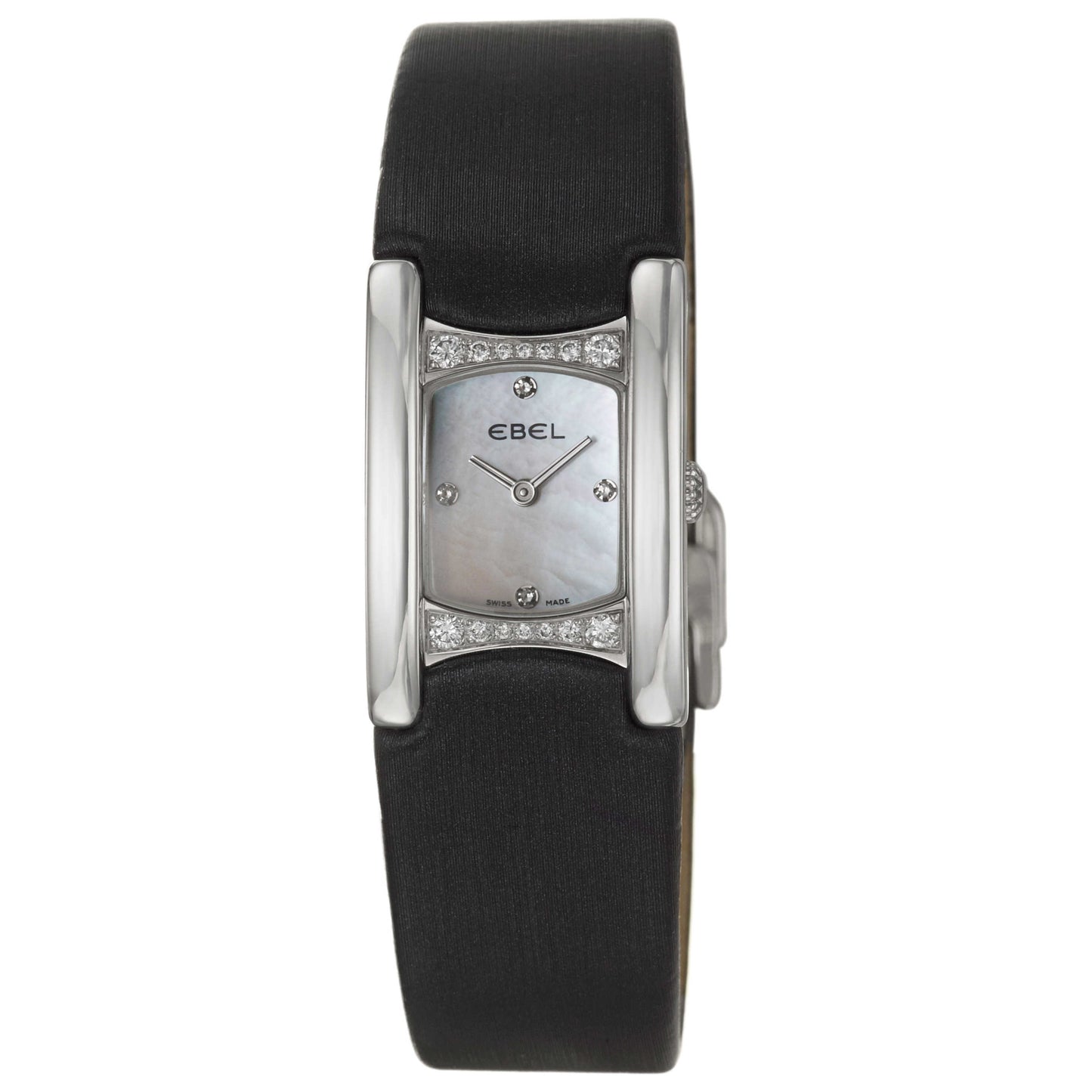 Front view of Ebel Beluga Manchette Women's Swiss Quartz (Battery-Powered) Watch 9057A28-963035A06