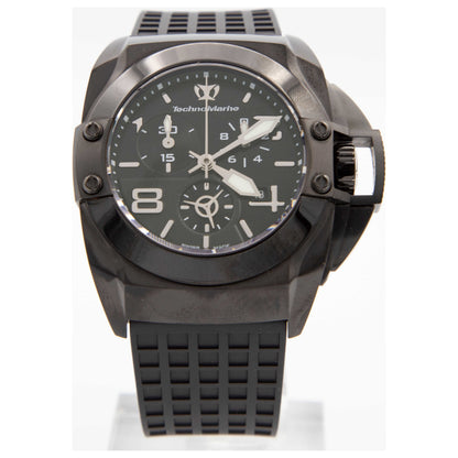 Front view of TechnoMarine BlackWatch Men's Swiss Quartz (Battery-Powered) Watch 908003-SDV