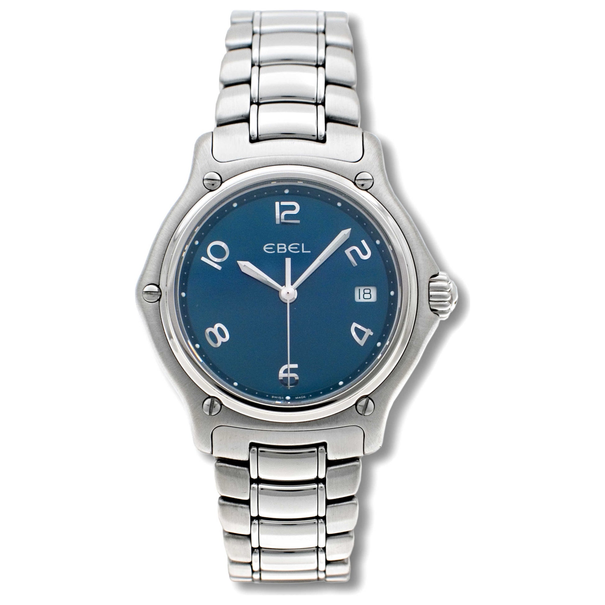 Front view of Ebel 1911 Women's Swiss Quartz (Battery-Powered) Watch 9087221-14665P