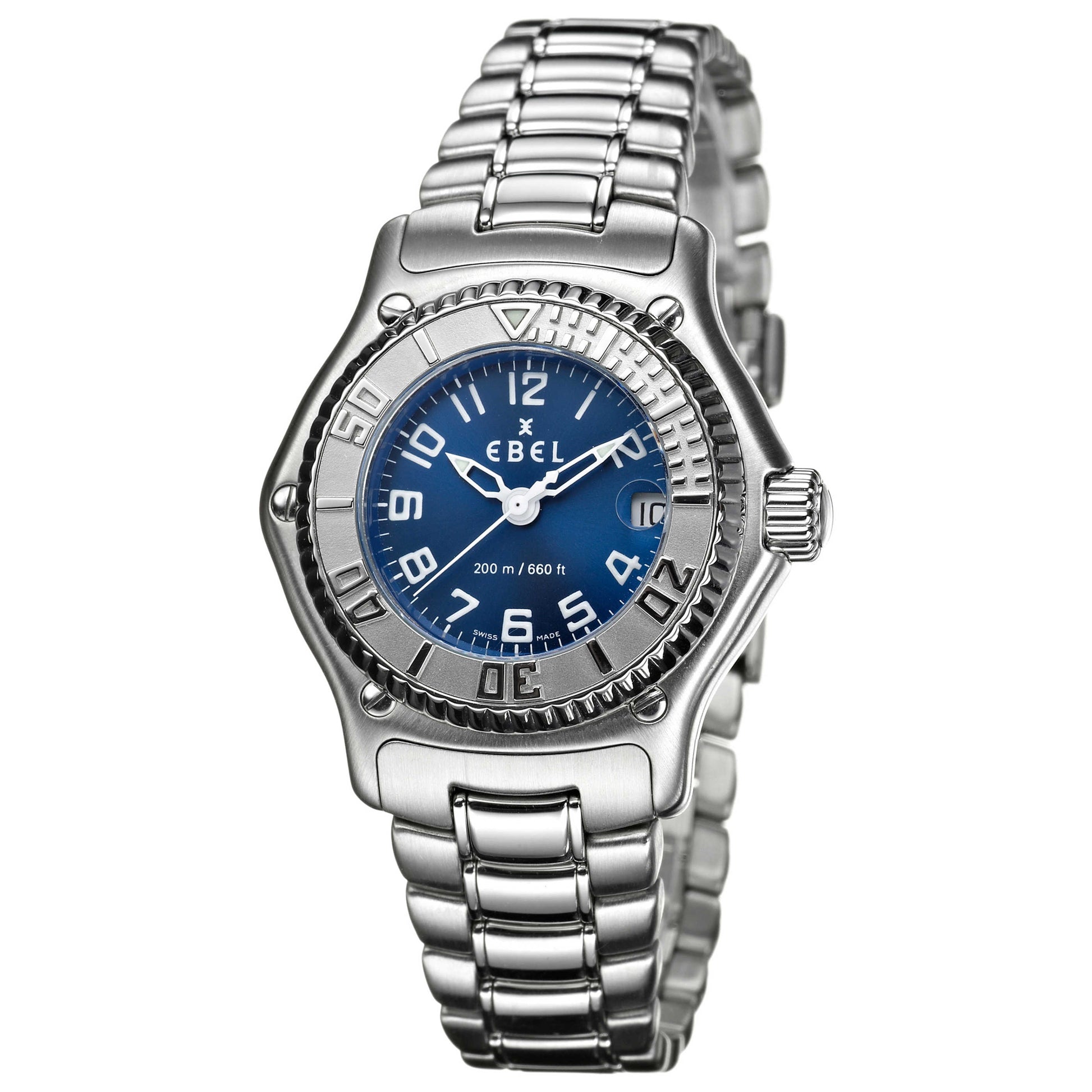 Front view of Ebel Discovery Women's Swiss Quartz (Battery-Powered) Watch 9087321-4665P