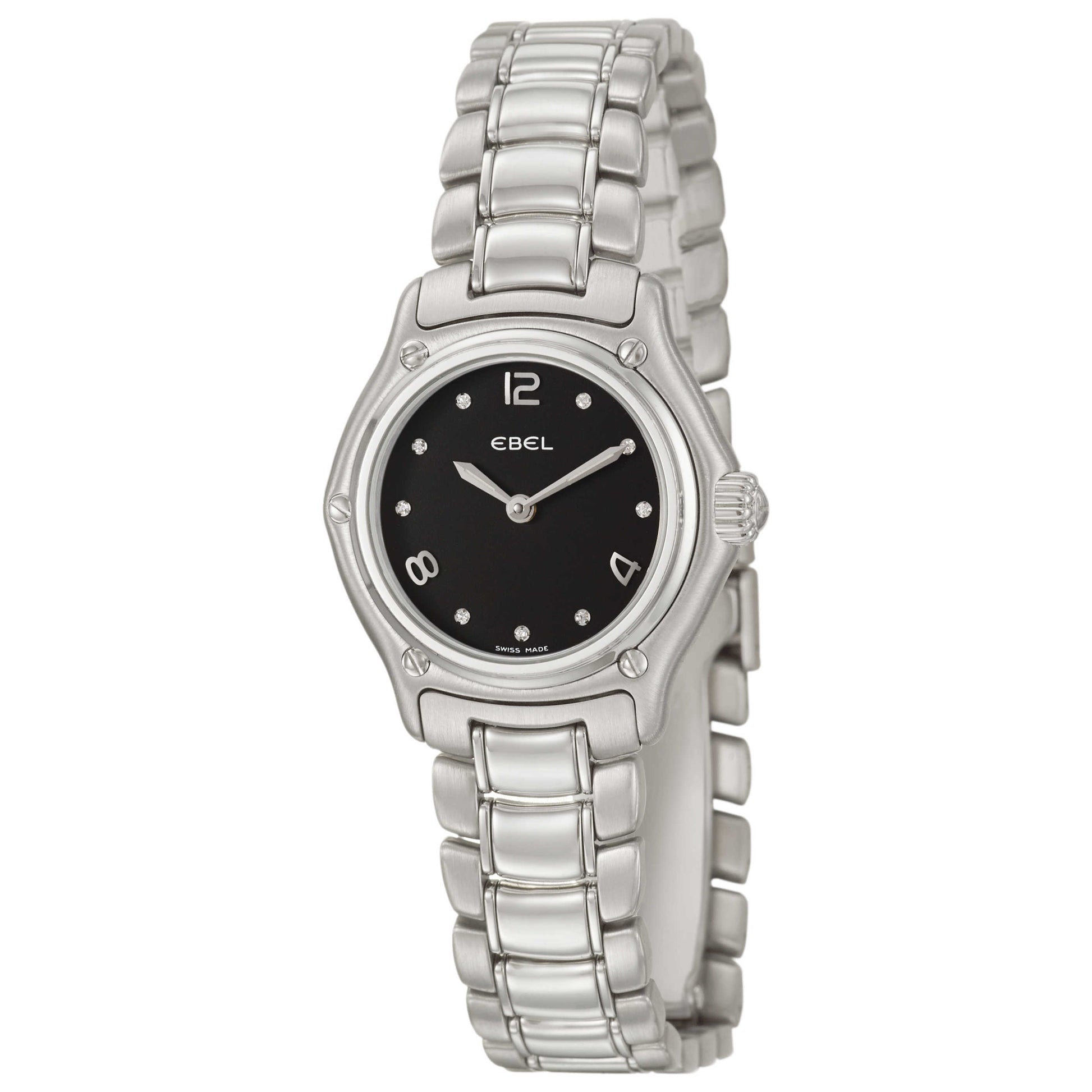 Front view of Ebel 1911 Women's Swiss Quartz (Battery-Powered) Watch 9090211-15865P