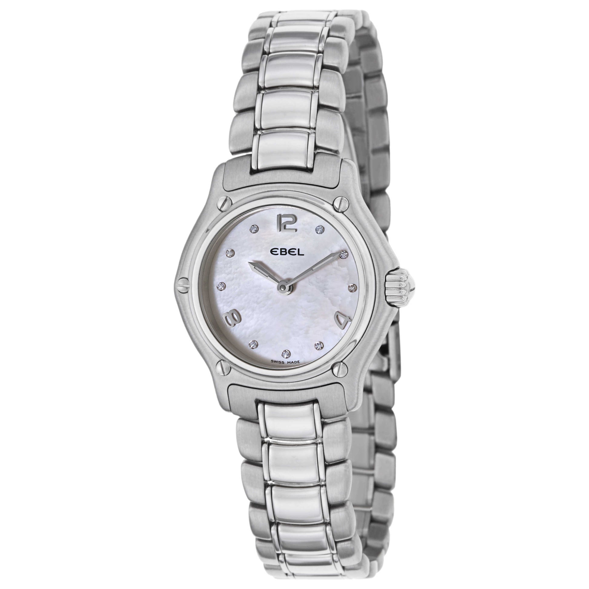 Front view of Ebel 1911 Women's Swiss Quartz (Battery-Powered) Watch 9090211-16865P