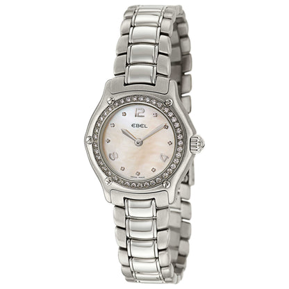 Front view of Ebel 1911 Women's Swiss Quartz (Battery-Powered) Watch 9090214-19865P