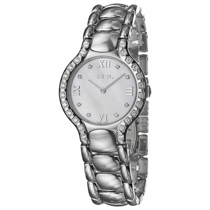 Front view of Ebel Beluga Women's Swiss Quartz (Battery-Powered) Watch 9090438-983050L