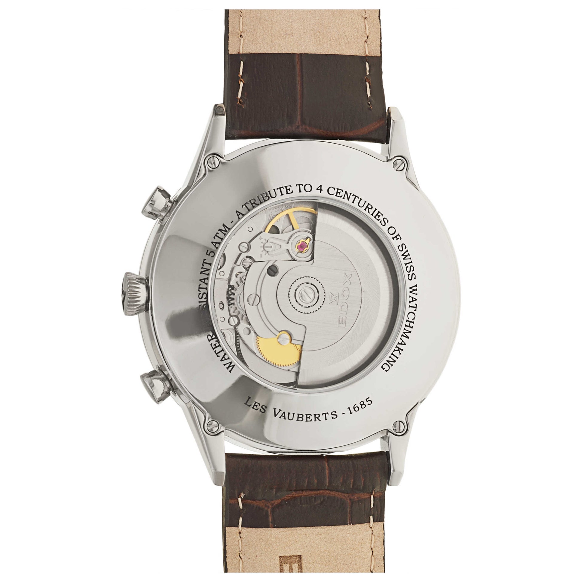 Edox Les Vauberts Men's Automatic Watch 91001-3-ABN - Image #2