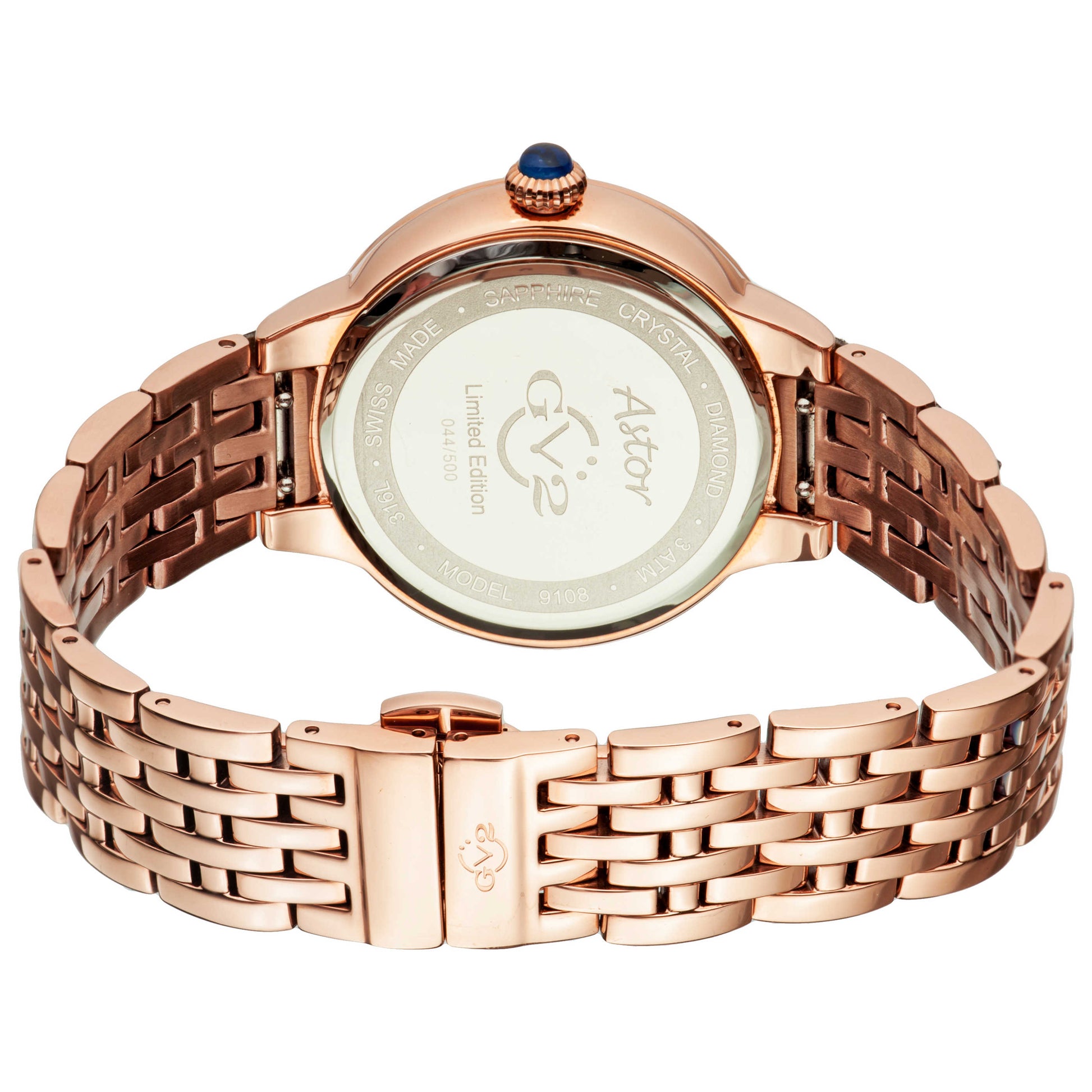 GV2 by Gevril Astor Diamond Women's Quartz Watch 9102 - Image #2