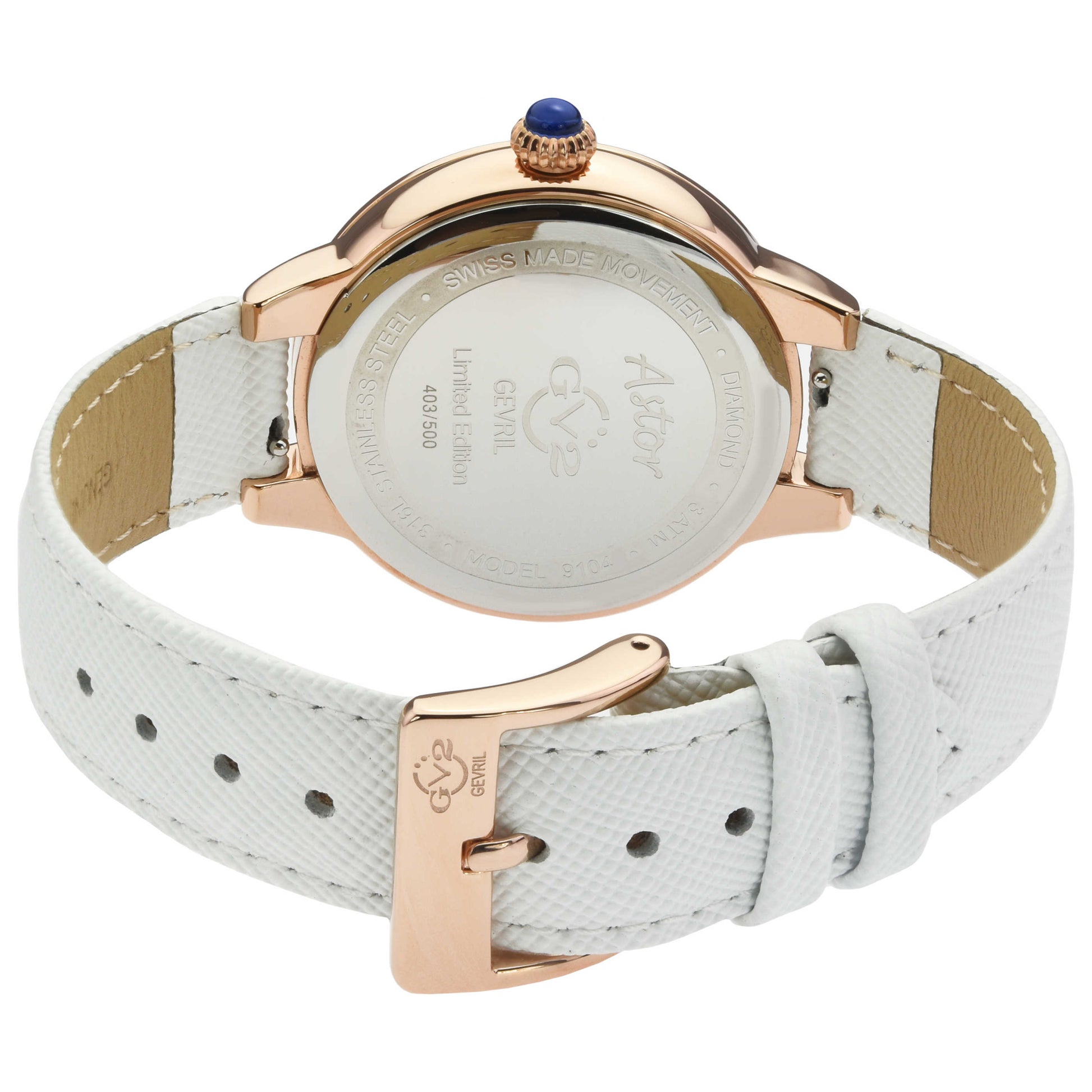 GV2 by Gevril Astor Diamond Women's Quartz Watch 9104.2 - Image #2