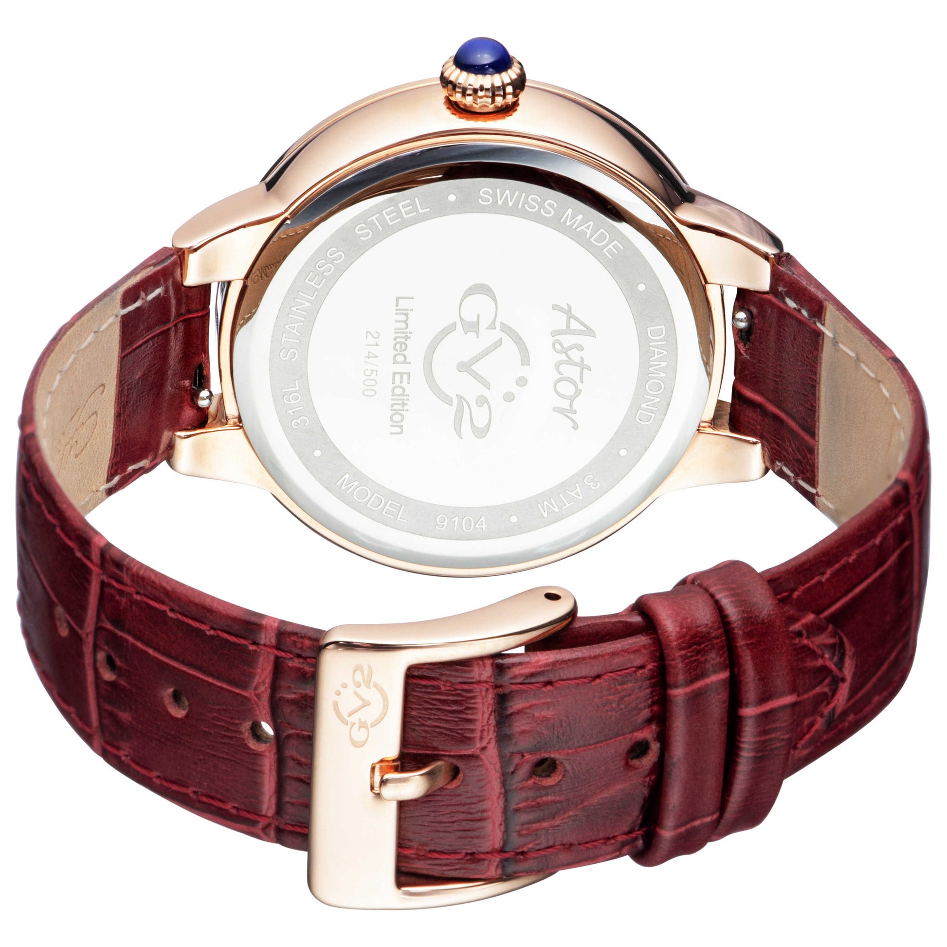 GV2 by Gevril Astor Diamond Women's Quartz Watch 9104 - Image #2