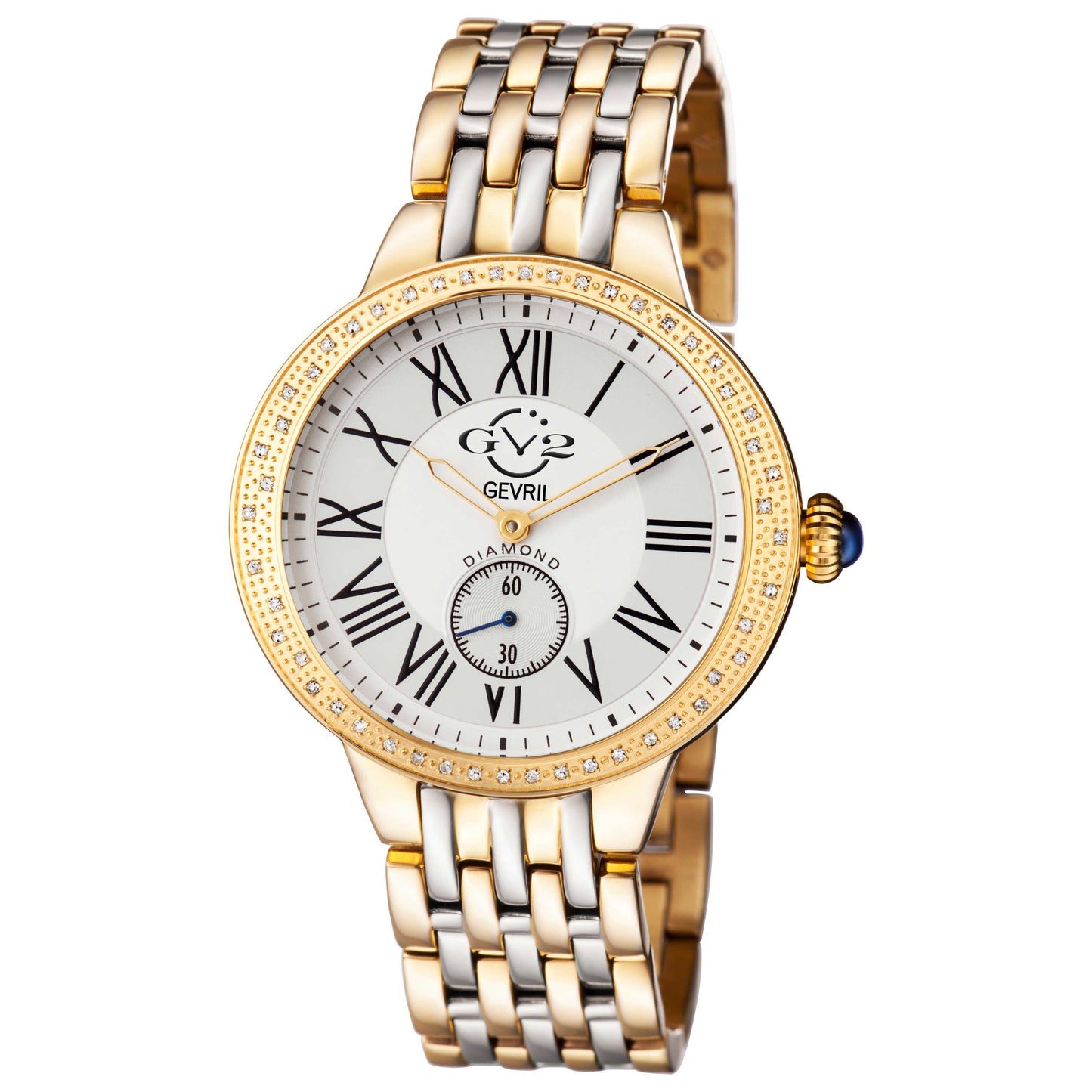 Front view of GV2 by Gevril Astor Diamond Women's Quartz Watch 9105