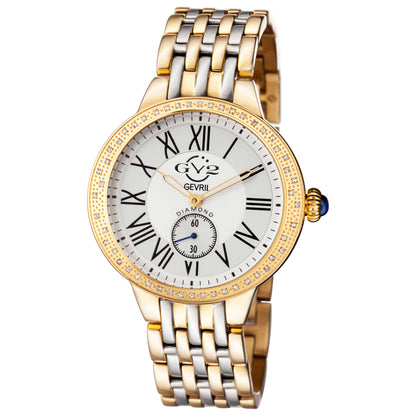 Front view of GV2 by Gevril Astor Diamond Women's Quartz Watch 9105