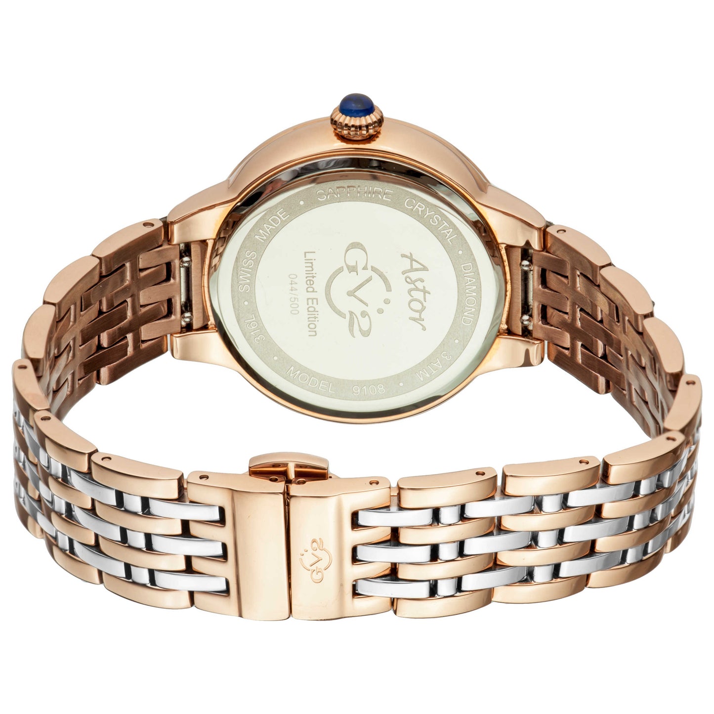 GV2 by Gevril Astor Diamond Women's Quartz Watch 9106 - Image #2