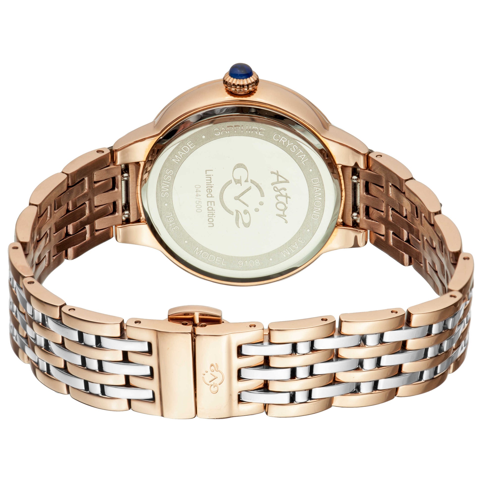 GV2 by Gevril Astor Diamond Women's Quartz Watch 9106 - Image #2