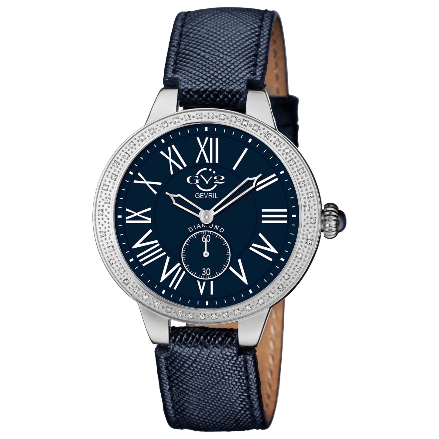 Front view of GV2 by Gevril Astor Diamond Women's Quartz Watch 9111