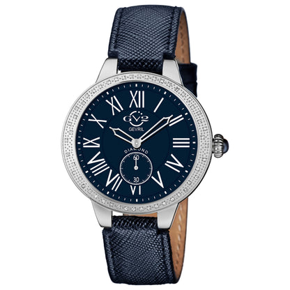 Front view of GV2 by Gevril Astor Diamond Women's Quartz Watch 9111