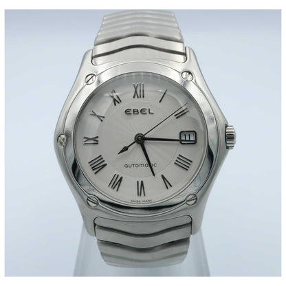 Front view of Ebel Classic Wave Men's Automatic Watch 9120F41-36225-SDV