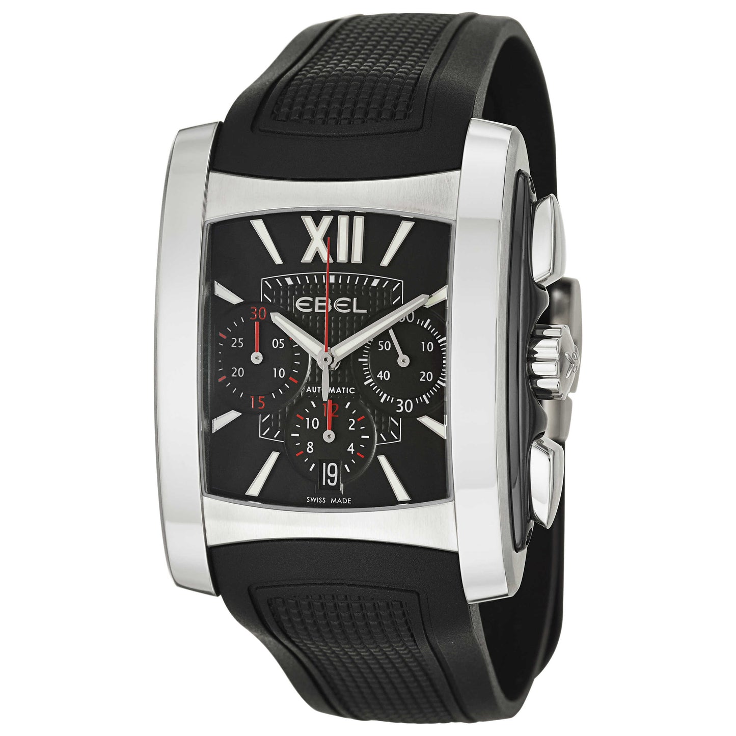 Front view of Ebel Brasilia Men's Automatic Watch 9126M52-54BR35606