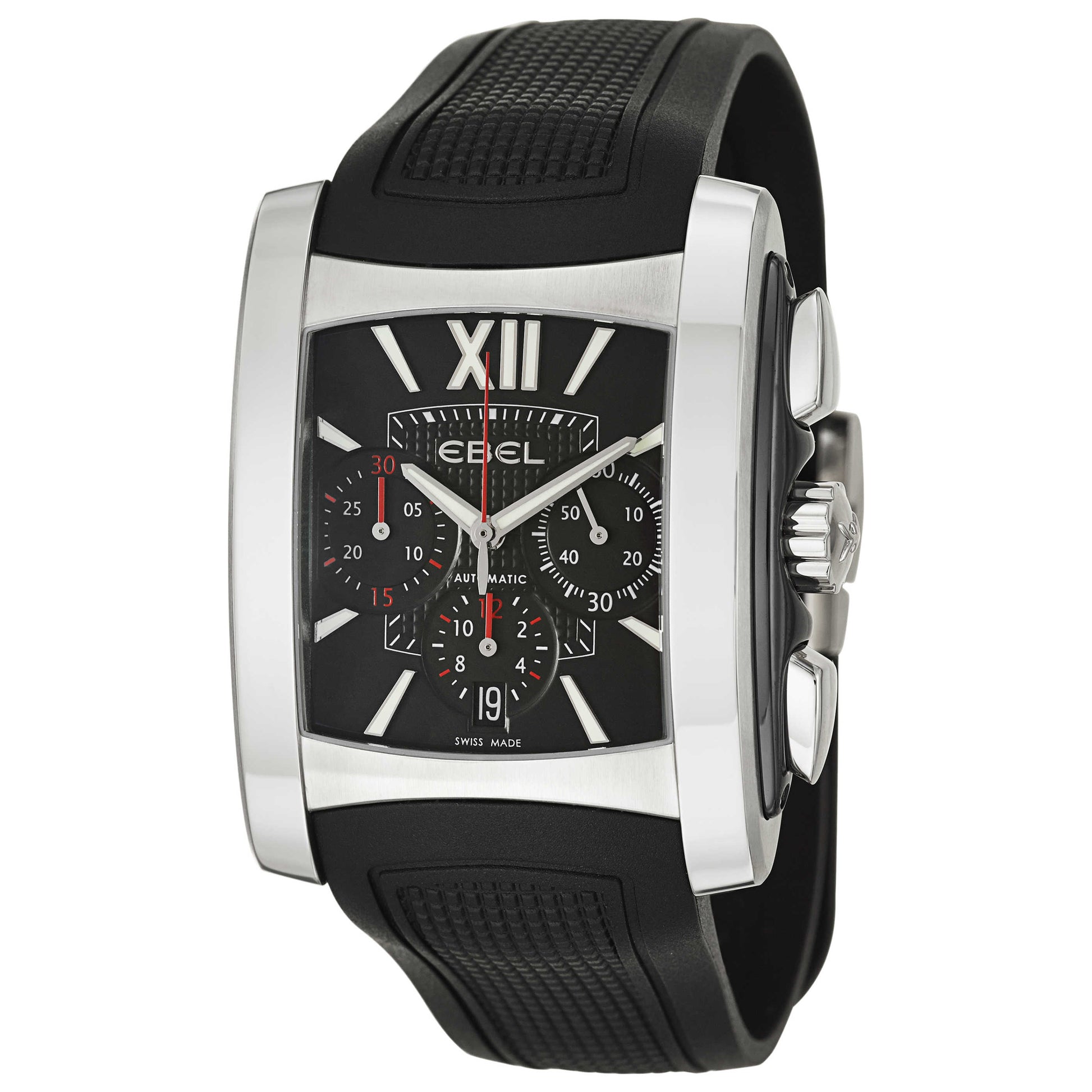 Front view of Ebel Brasilia Men's Automatic Watch 9126M52-54BR35606