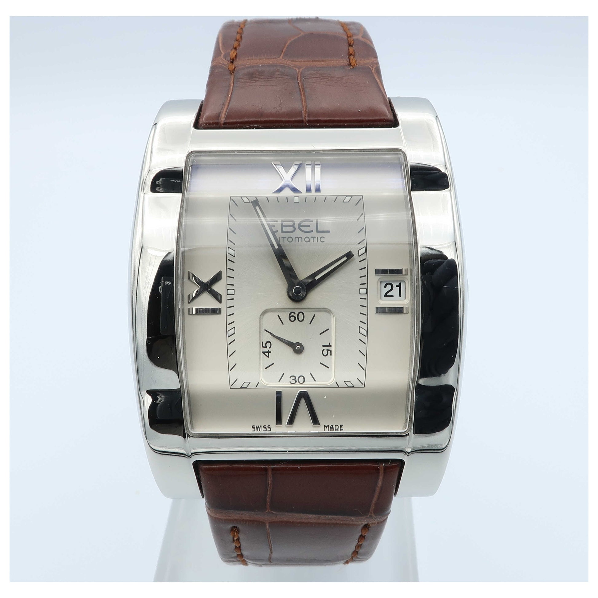 Front view of Ebel Tarawa Men's Automatic Watch 9127J40-6435134-SDV