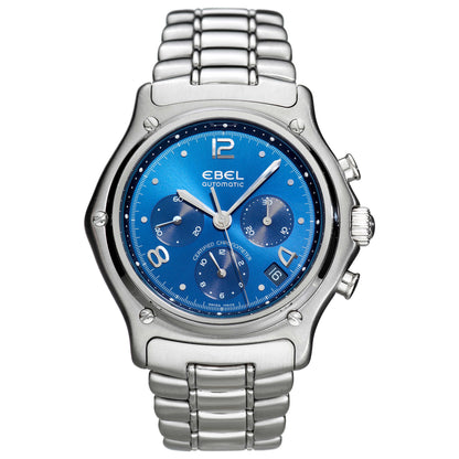 Front view of Ebel 1911 Men's Automatic Watch 9137240-14765P