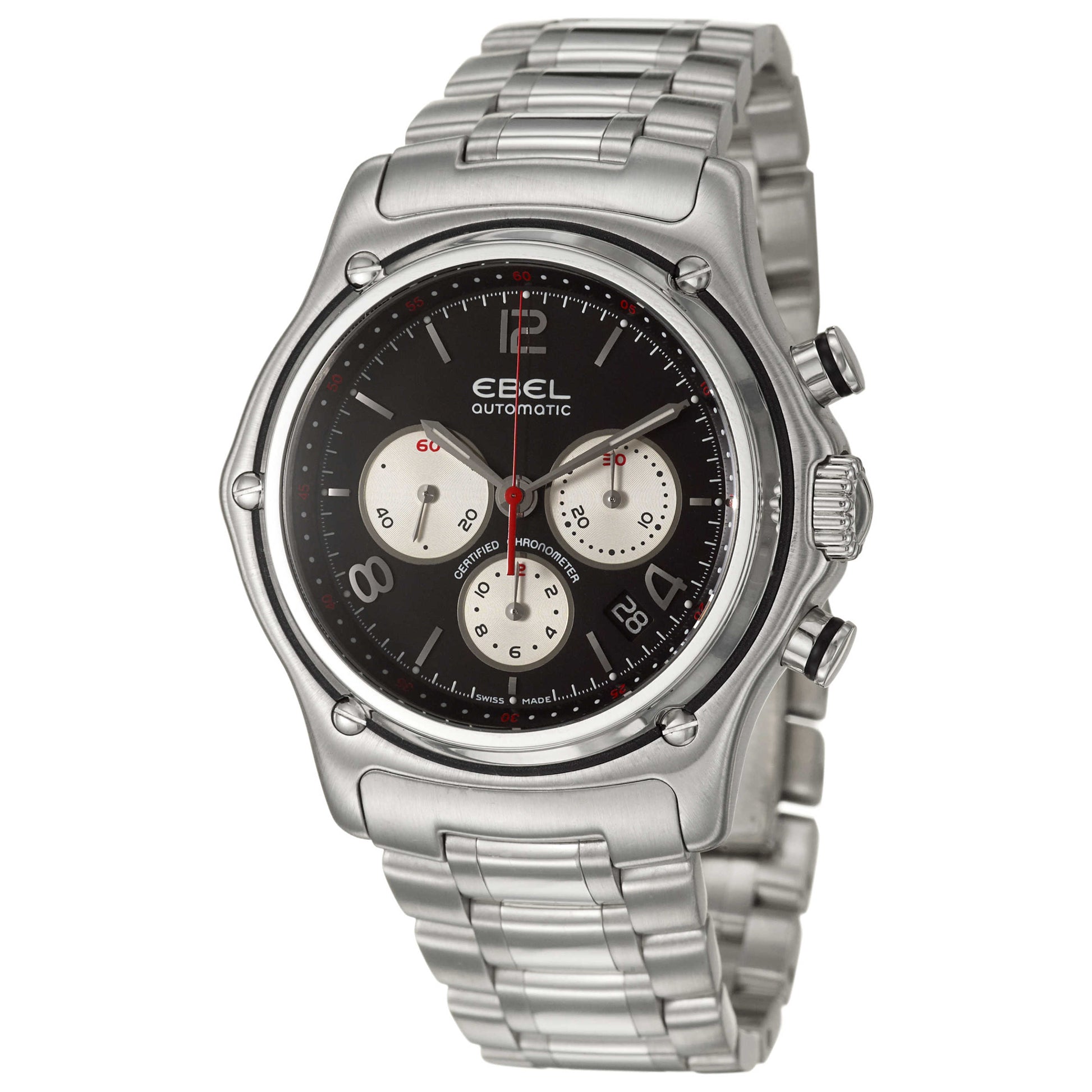 Front view of Ebel 1911 Men's Automatic Watch 9137260-25567