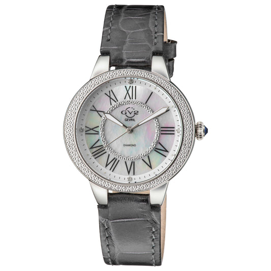 Front view of GV2 by Gevril Astor II Diamond Women's Quartz Watch 9140-L9