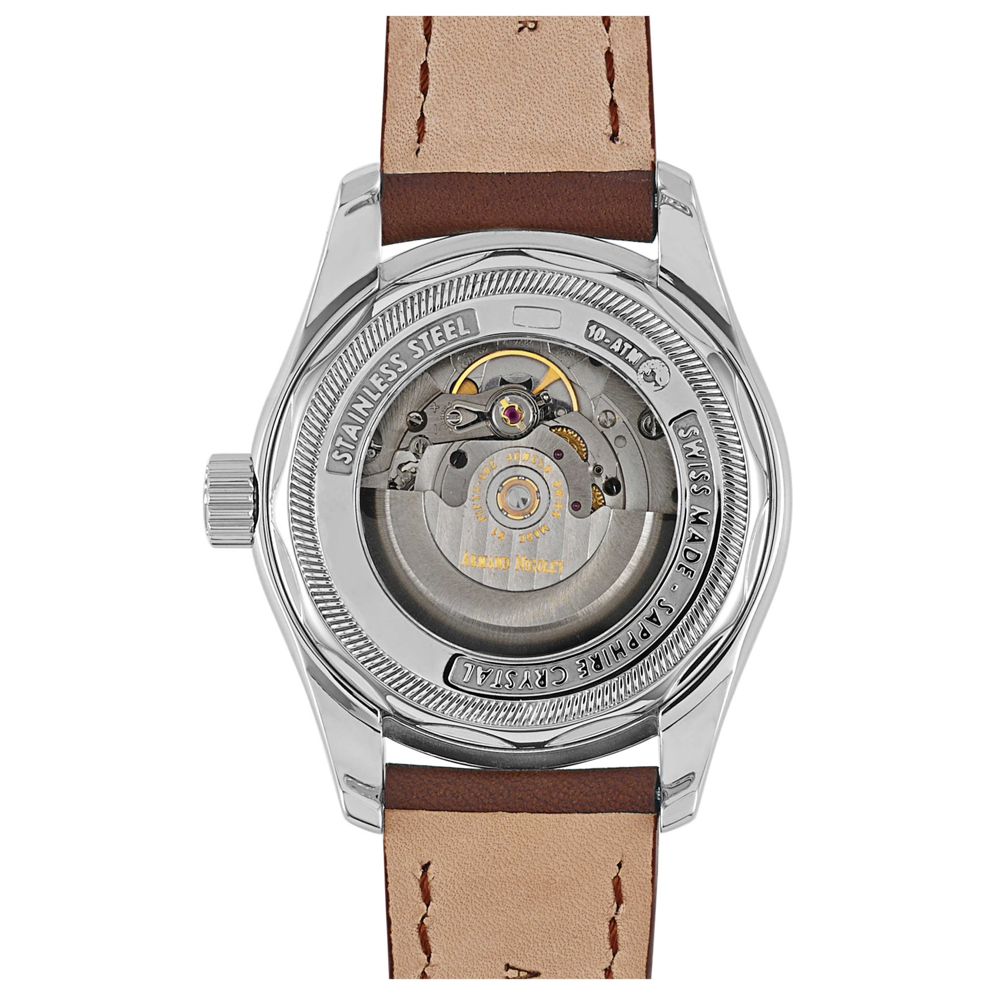 Armand Nicolet M02 Men's Automatic Watch 9140A-AG-P140MR2 - Image #2